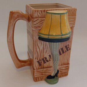 A Christmas Story LEG LAMP MUG FRAGILE CRATE MUG HUGE Stein Style Mug